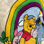 Disney  Women's Winnie the Pooh Bear Cream White Crew Neck Sweatshirt Sz Large Photo 4