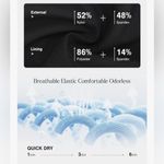 Popilush Shapewear Swimwear Bikini Bottom Tummy Control Ruched Black L NWT Size L Photo 5