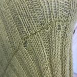 Wooden Ships Green Ribbed Open Cardigan Photo 5