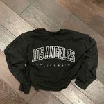 Brandy Melville  Los Angeles crop long sleeve top tee la one size os camila? Top Photo 0