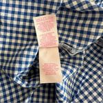 Victoria's Secret Victoria’s Secret Blue Gingham Button-down Shirt Dress Sleepwear Size S Photo 10