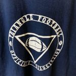Vintage Triangle Football Officials Association T Shirt Graphic Tee Blue Medium Photo 10