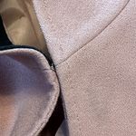 Tahari Trench Coat Full Zip Front Chest Hand Flap Pockets Stand Collar Pink 14 Photo 1