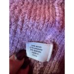 Lane Bryant  2X Plus Pink Knit Lace Detail V Neck Puff Sleeve Cardigan Sweater Photo 9