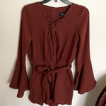 KCSTUDIO Laceup Romper Photo 0