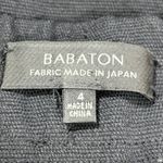 Aritzia Babaton Women's Black Pleated Tapered Trousers Dress Cropped Pants Sz 4 Photo 3