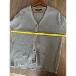 Hudson Jeans Hudson 100% Cotton Gray Button Up Knit Cardigan Sweater Women’s size Large Photo 9