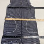 CLUB Z COLLECTION Women’s Blue & White Striped Hooded Stretchy‎ Dress Size Med Blue Photo 2