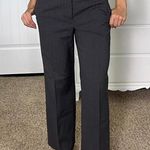 Grey pinstripe trousers with button detailing #pinstripe Gray Size 6 Photo 2