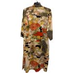 Natori Cruz Half Zip Housecoat Dress Women's Size S Floral Print Multicolor Photo 8
