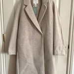H&M  Double Breasted Long Coat in Beige Photo 0