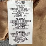 XScape Crop Top Womens L Beige Black Beaded Rhinestone High Neck Formal Evening Photo 13