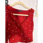 Abercrombie & Fitch  Red 2 Piece Set Wide Leg Pants Sleeveless Top Photo 4