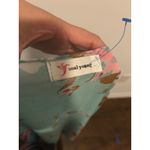 Soul Young Floral Kimono Cover Up Fringe Bohemian Beach Swim Size OS Blue Size L Photo 5