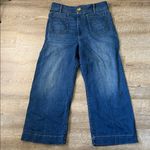 Maeve Anthropologie  The Colette Crop High Rise Wide Leg Size 32 Photo 2