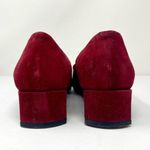 Joan & David suede burgundy shoes, made in Italy, size 8.5 Photo 5