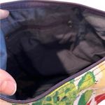 Sun And Sand Tote Plants Cactus Flowers Canvas Shoulder Bag Colorful Zip Pocket Purple Photo 2