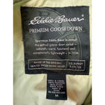 Eddie Bauer  Womens‎ Quilted Goose Down Vest Jacket Puffer Medium Green Premium Photo 3