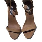 Steve Madden Declair Women’s sz 7 heels Tan Brown Leather Photo 1