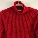 Abound New  Mock Neck Sweater Cozy Knit Pullover Red Tango Photo 3