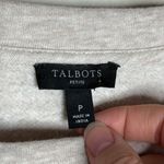 Talbots Beige Embroidered Dog Fleece Crewneck Sweatshirt Size XS Petite Photo 9