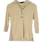 Ralph Lauren Lauren ivory collared polo shirt size m petite Photo 0