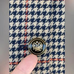 ZARA check gingham blazer jacket button size XS Photo 2