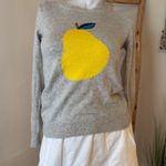 J.Crew  Womens Size XXS Gray Pear Long Sleeve Wool Rabbit Hair Blend Sweater Photo 4