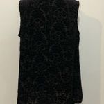 New Direction NWOT s Velvet Damask Blouse Top New Photo 2