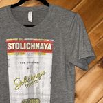 Stolichnaya Stoli vodka gray label tshirt Photo 2