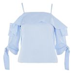 Topshop Women's Cold Shoulder Top Photo 0