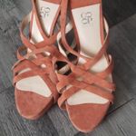barney's new york  COOP Orange Suede Heels Pump Woman’s Size 10 Photo 10