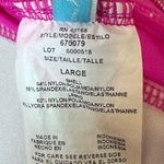 Beach Betty Pink Swimdress L Twist Front Ruched Ruffle Hem One Piece Resort Size L Photo 10