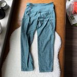 Crop Leggings with Pockets High Waisted‎ Activewear Athletic Yoga Pants Green Size M Photo 3