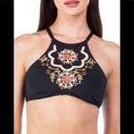 Kenneth Cole black embellished bikini top. NWT Photo 2