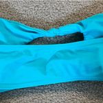 SheIn Blue Knot Front Bandeau Bikini Top Photo 1