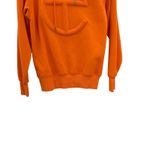 Telfar  Embossed Hoodie Sweatshirt Logo Unisex Orange Size Small‎ Photo 3