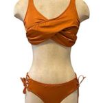 Venus Bikini Swimsuit 2pc Wrap Side Ties Bronze M Medium 8 Photo 0