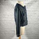 Old Navy Sherpa Lined Jean Denim Trucker Jacket Y2K Vintage Warm Women Sz M NWOT Photo 3