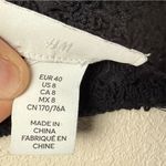 H&M Women Size 8 Black Knit Swimsuit Cover Up See through Skirt Photo 4