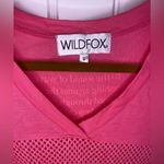 Wildfox Hot Pink Short Sleeve Jersey Style Tee Photo 3