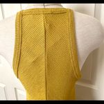 Mango  yellow Dalia halter neck ribbed tank top Photo 7