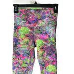 Lululemon Sz 4 Tall Wunder Train Tight 31.5" Vivid Floral Rainbow High Rise Q5-3 Photo 2