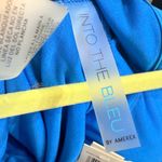 Into the Bleu by Amerex Blue Floral One Piece Swimsuit Dress Sz 10 NWT Photo 8