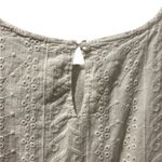 Valentina Naldi Eyelet Peplum drop waist white dress Photo 4