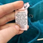 Juicy Couture Teal Blue Green Pull On Velour Crown Rhinestone Track Pants Photo 1