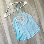 In Bloom Tank Top lace ombre crop womens Blue (small) lingerie sleep lounge Photo 0