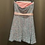 As You Wish As U Wish Lace Midi Skirt with Pink Ribbon, Size 9 Photo 1