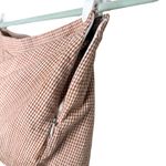 Free People  Fitted Waist Straight Hem Plaid Big Dreams Mini Skort Size 4 Orange Photo 4