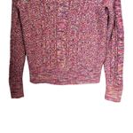 Gap  Womens Sz Small Rainbow Cable Knit Pullover Marled Chunky Textured Sweater Photo 2